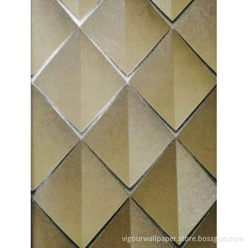53cm Waterproof pvc modern geometrical design wallpaper